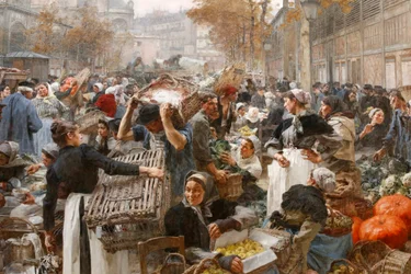 Leon Lhermite, Les Halles